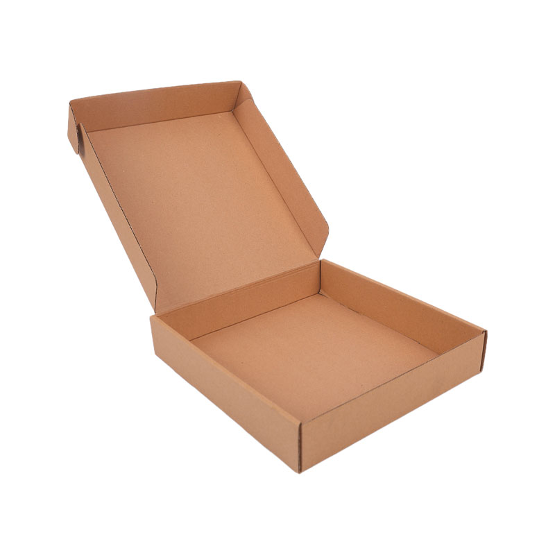 Natural cardboard airplane packaging box